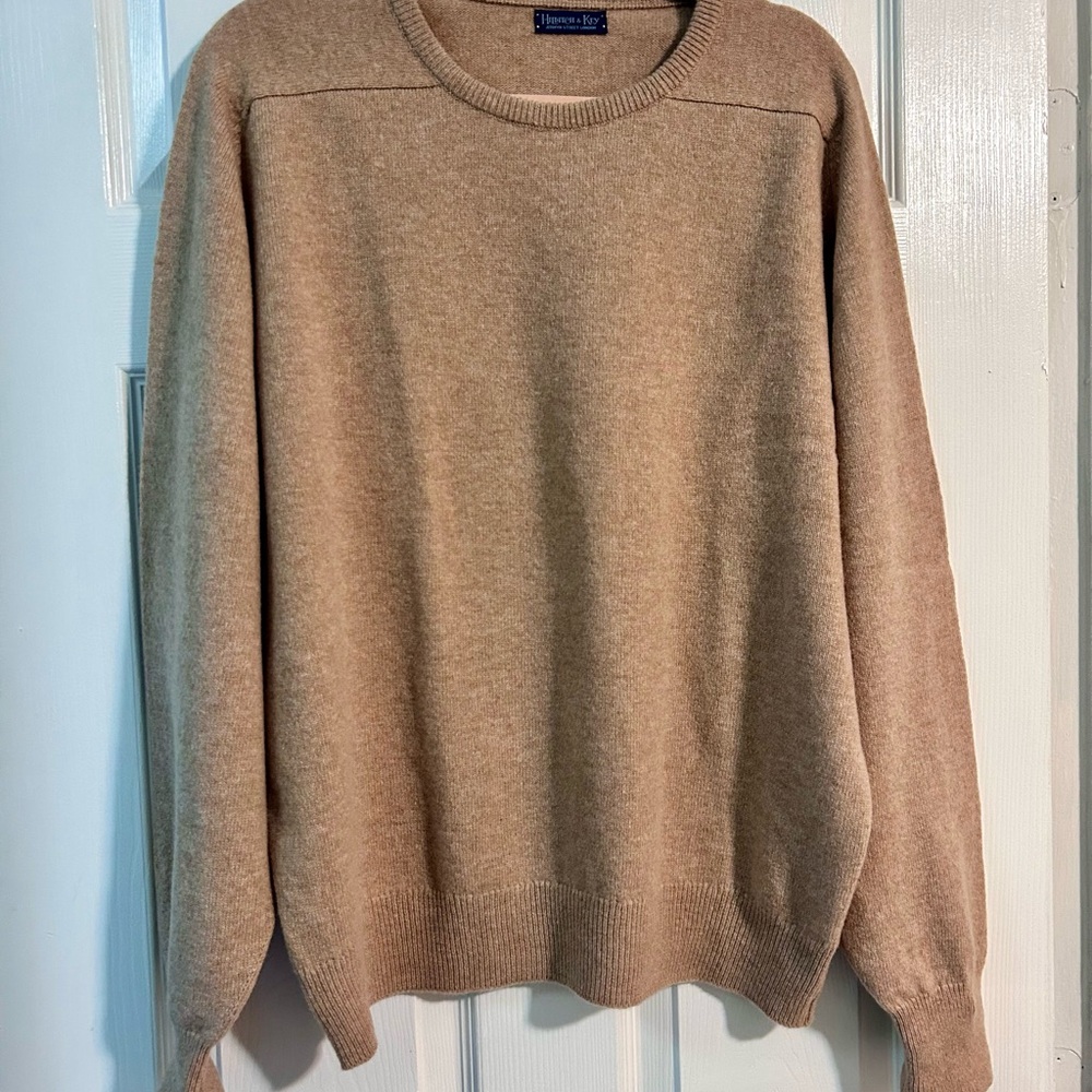 Classic Beige Crewneck Sweater